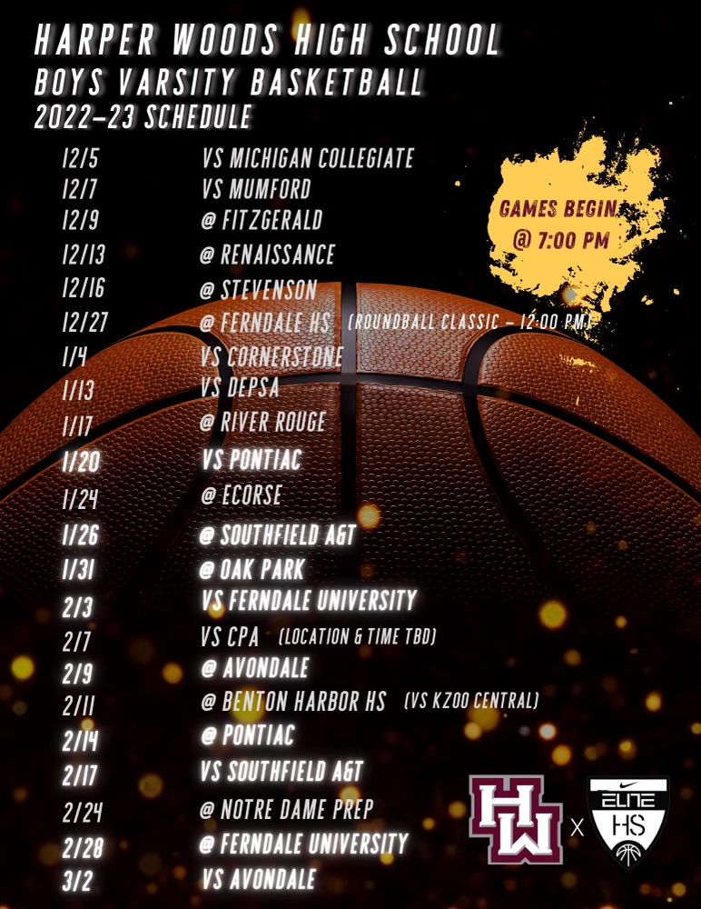 22-23 Basketball Schedule 