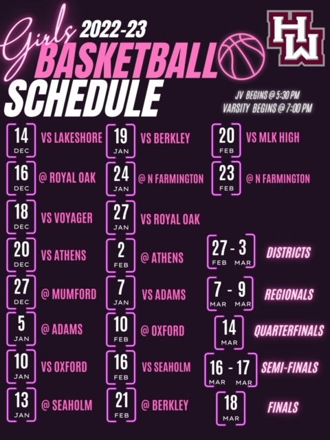 22-23 Basketball Schedule 